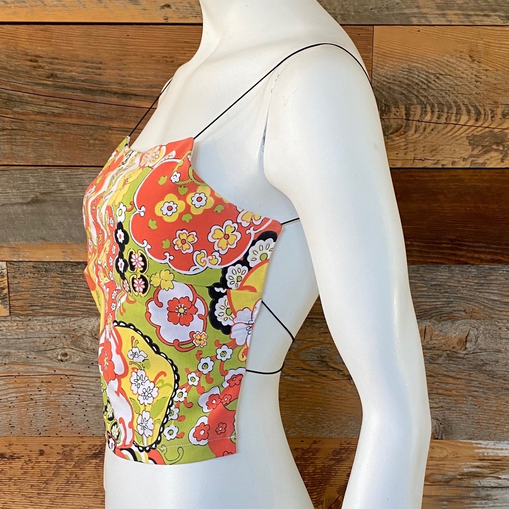 Sexy backless hippie top